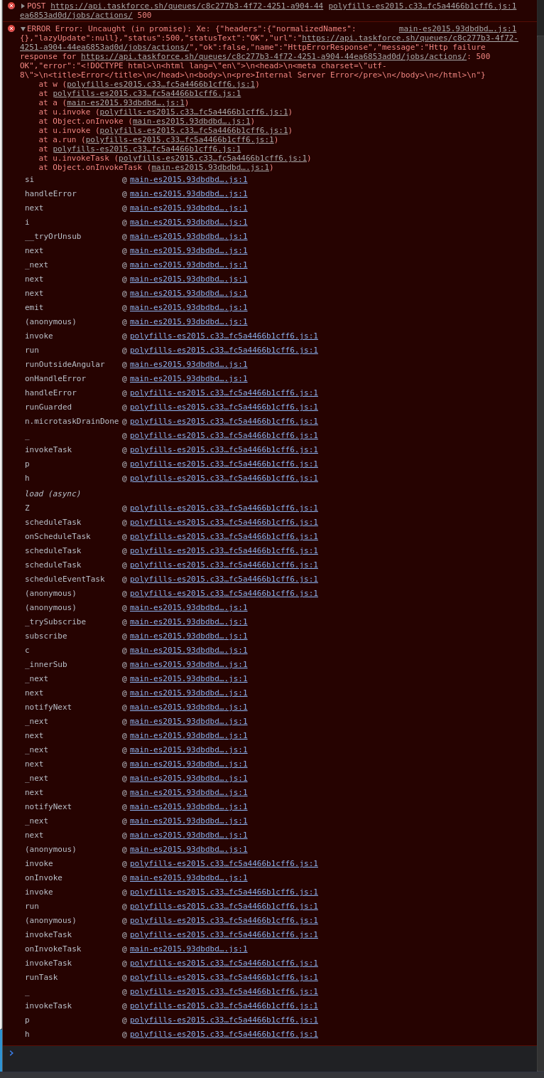 Retrying multiple failed jobs throws 500 · Issue #63 · taskforcesh ...