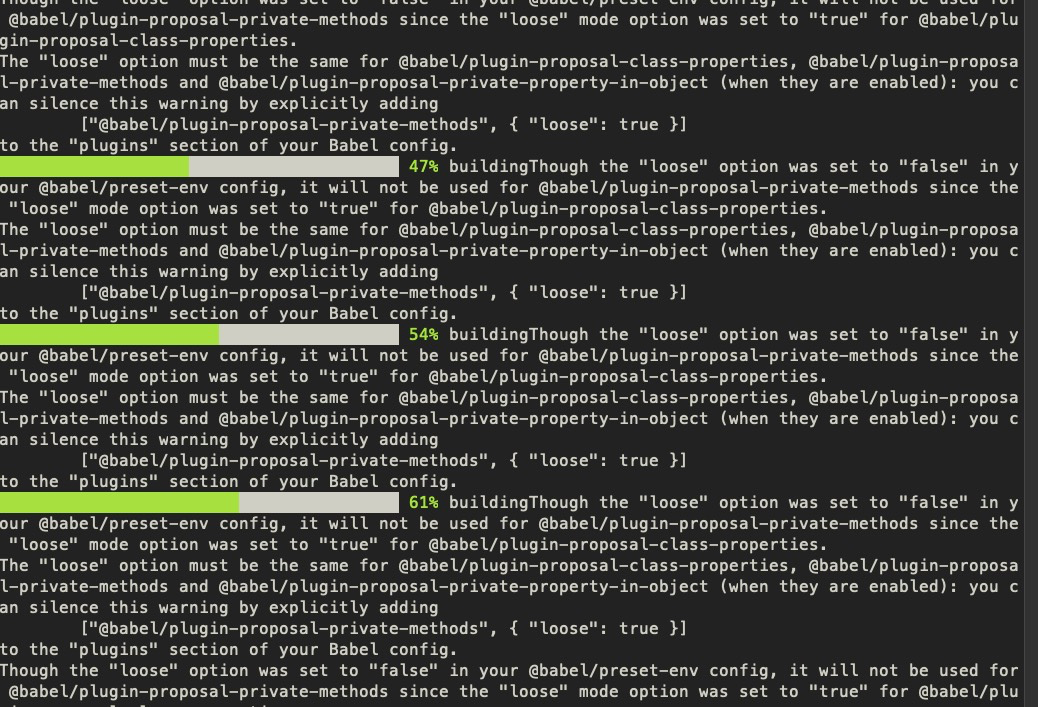 @babel/preset-env 升级导致构建过程出现大量日志 · Issue #4285 · alibaba/ice · GitHub