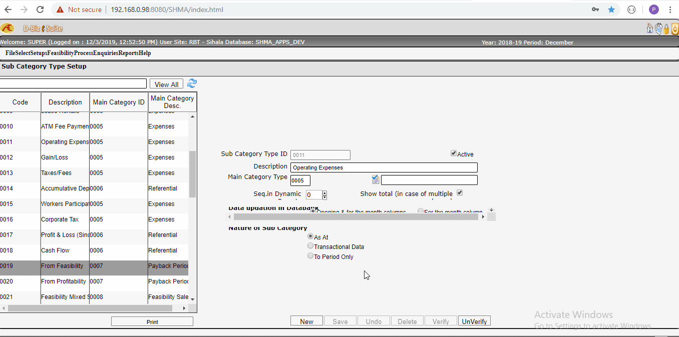 ADG row selection issue