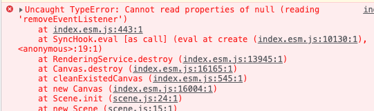destroy error · Issue #1287 · antvis/G · GitHub