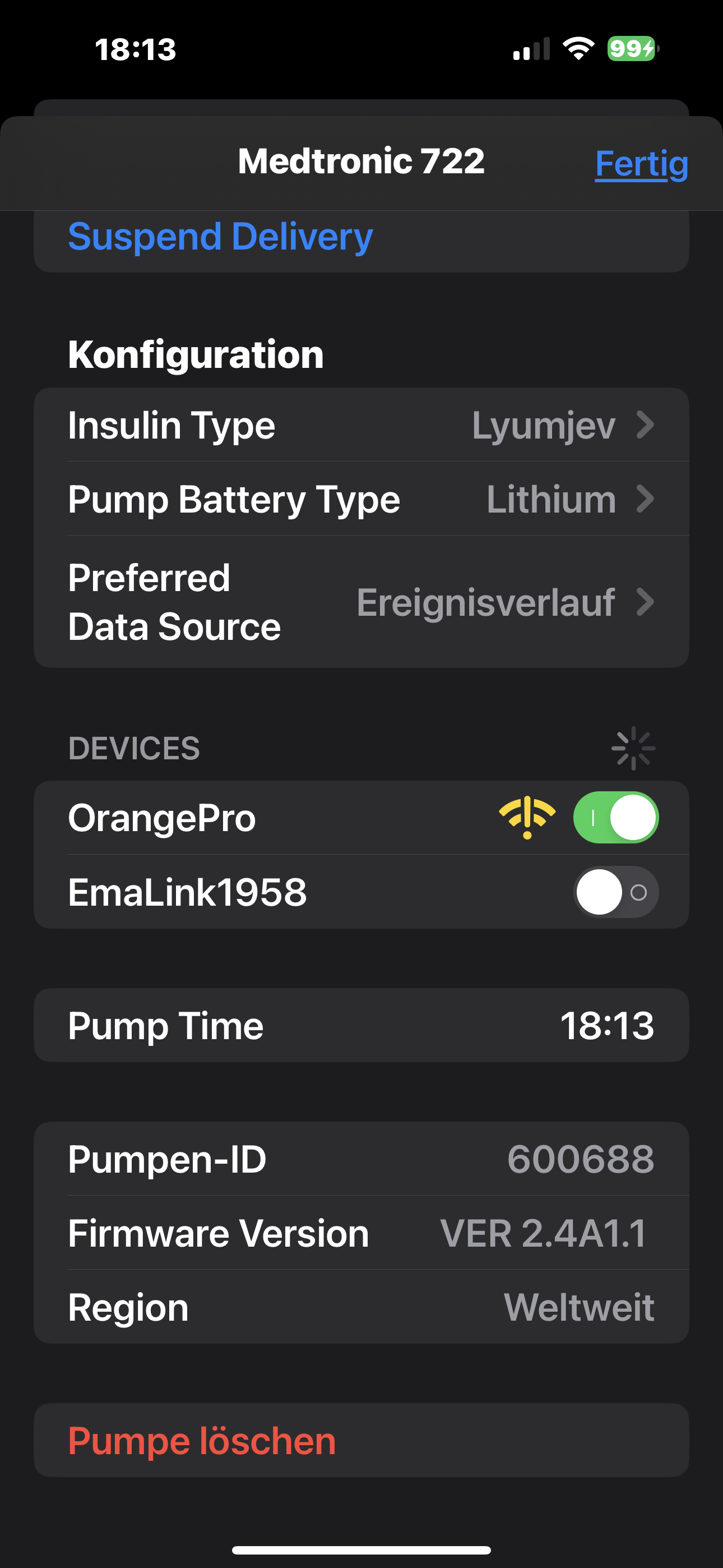 No contact to OrangeLink Pro · Issue #1889 · LoopKit/Loop · GitHub