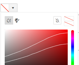 When ColorPicker's value is null or empty string, it should display