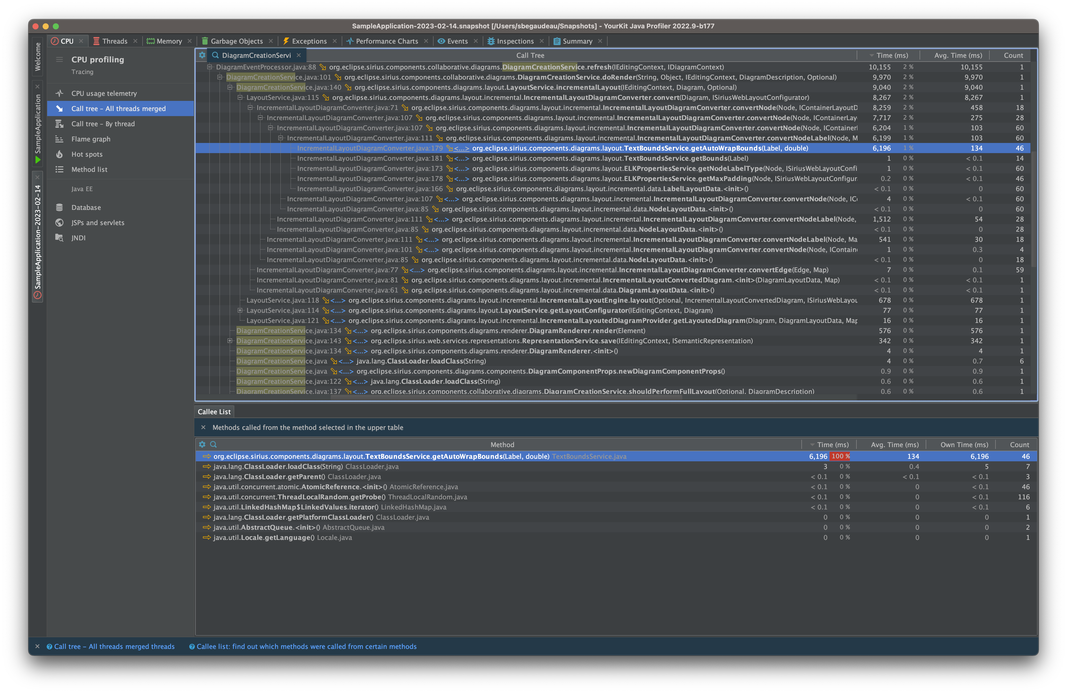 The support for wrapped labels has introduced a performance regression ...