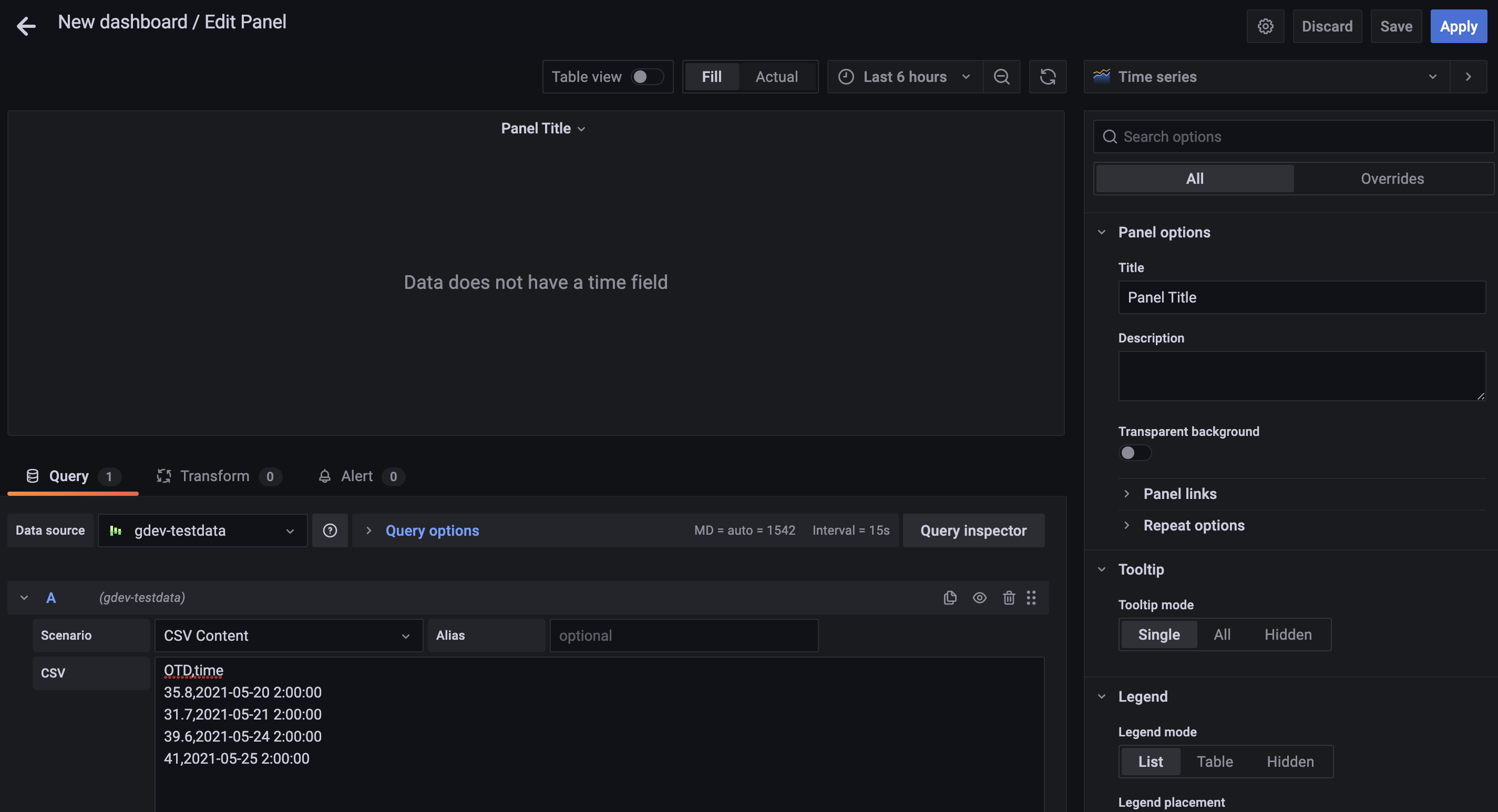 Time Series (Cannot read property ‘scale’ of undefined) · Issue 34693