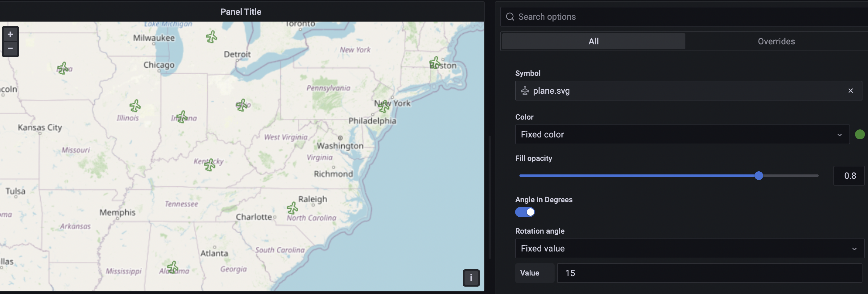 Geomap Add rotation option for markers layer by nikkikiga · Pull