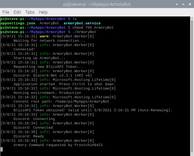 Armory Bot Script GitHub - kamoras/ArmoryBot: .NET Core Discord Bot for World of Warcraft ...