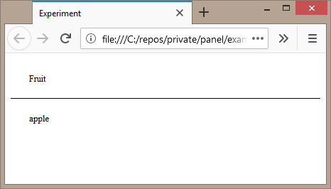 Please provide an example of using plain html document and unpkg.com as ...