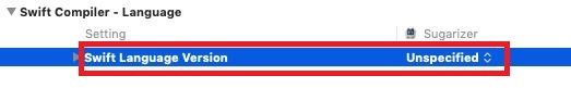 Swift Language Setting