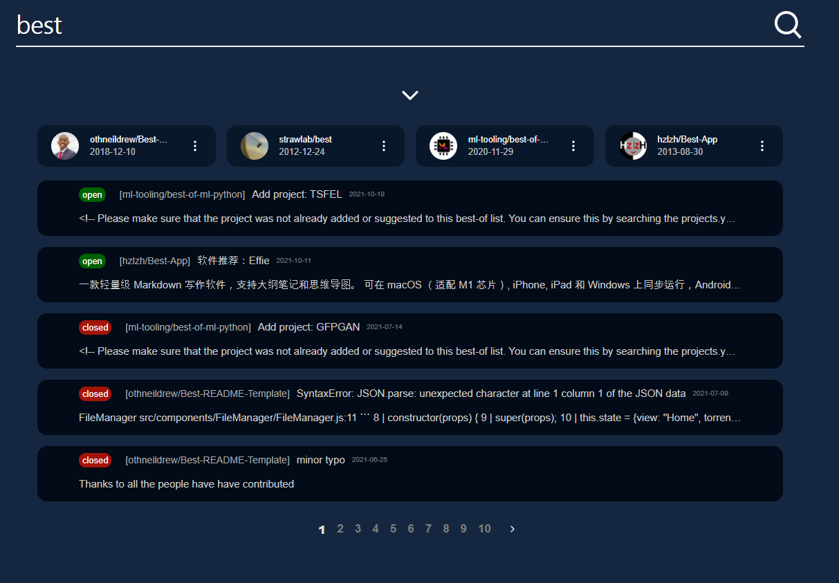 GitHub - proHong/githubIssueManager · GitHub