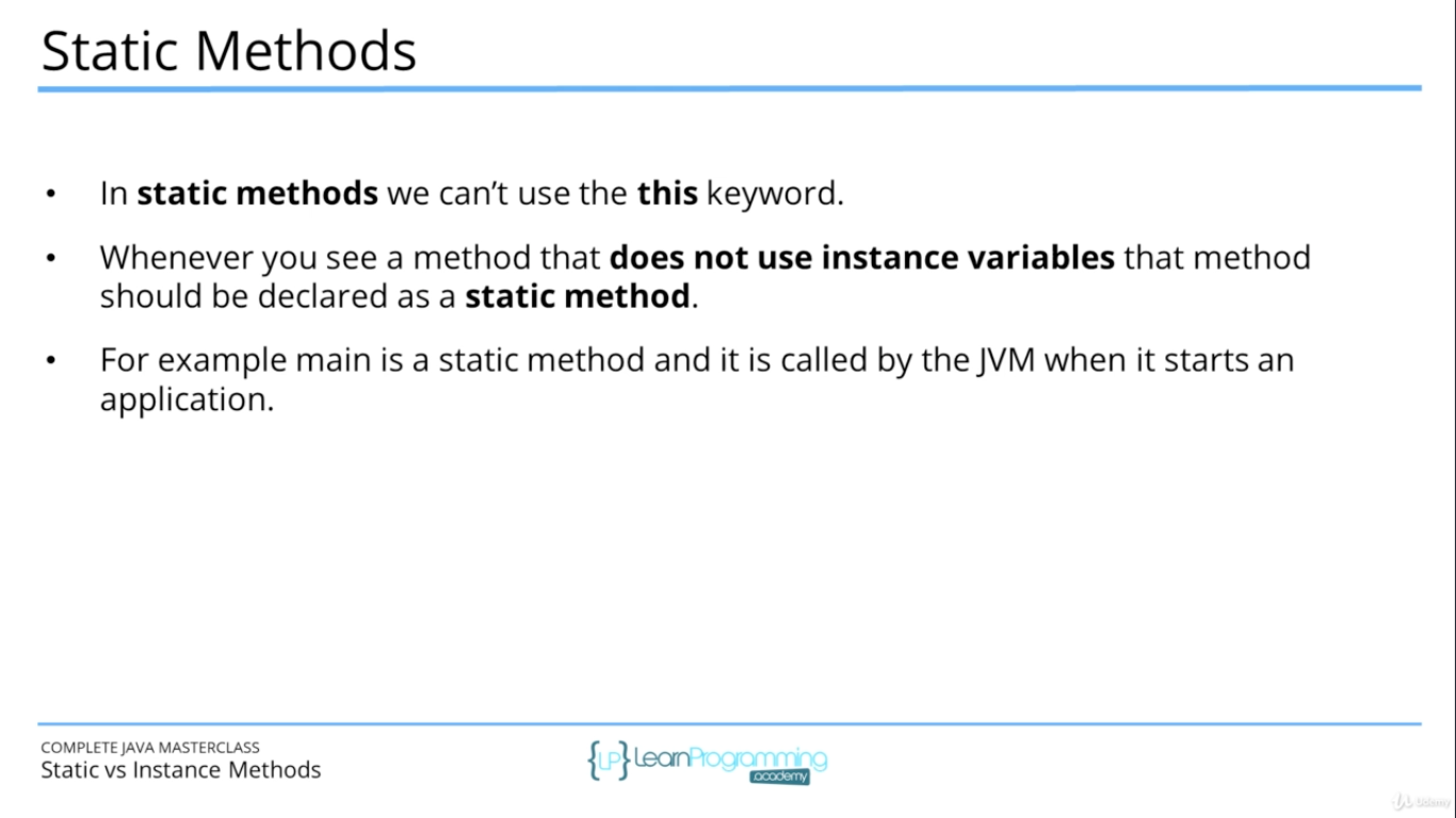 Note part two : Java Programming Masterclass for Software Developers ...