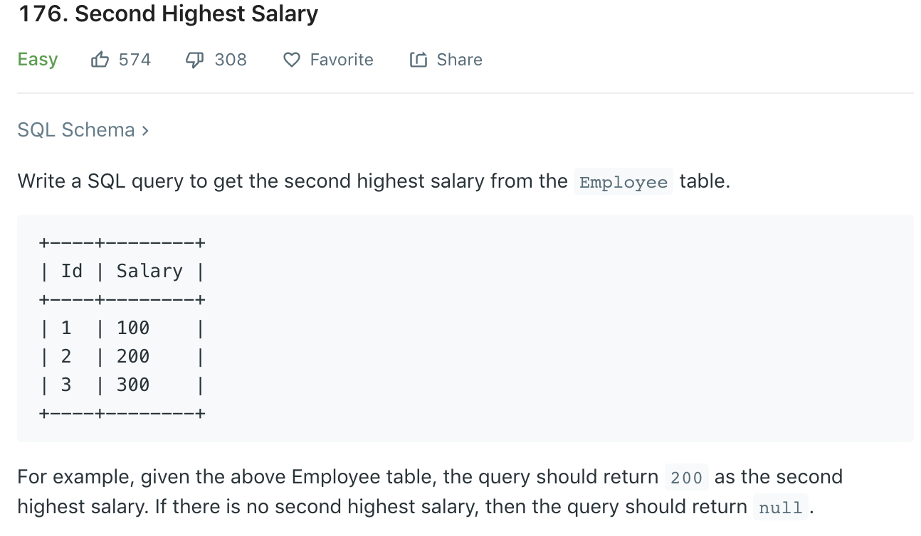 176-second-highest-salary-nth-highest-salary-linlin0907-sql-wiki