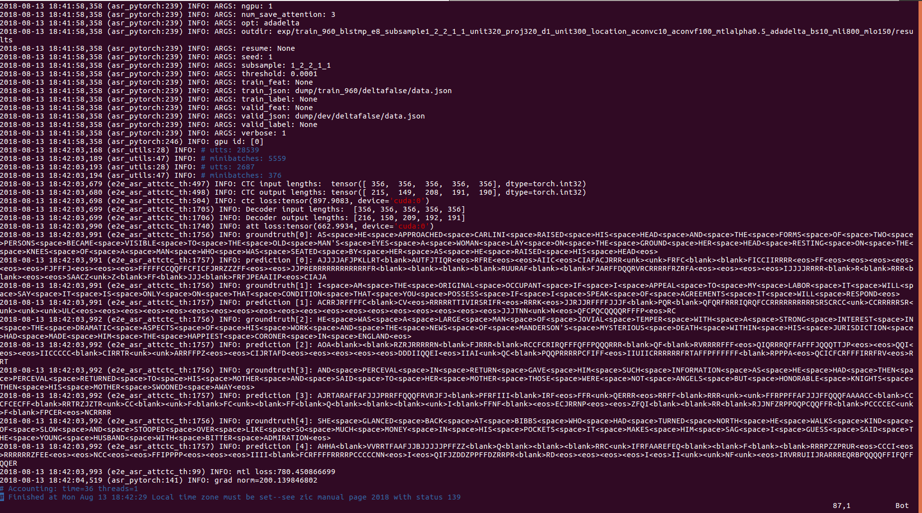 queue.pl exit with status 139 · Issue #352 · espnet/espnet · GitHub