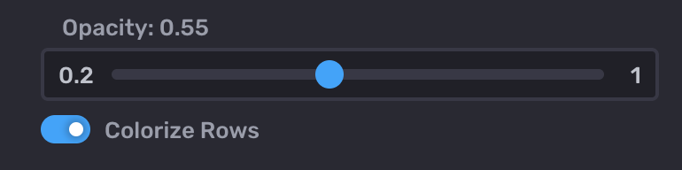 Visualization options: Orientation threshold and opacity design and ...
