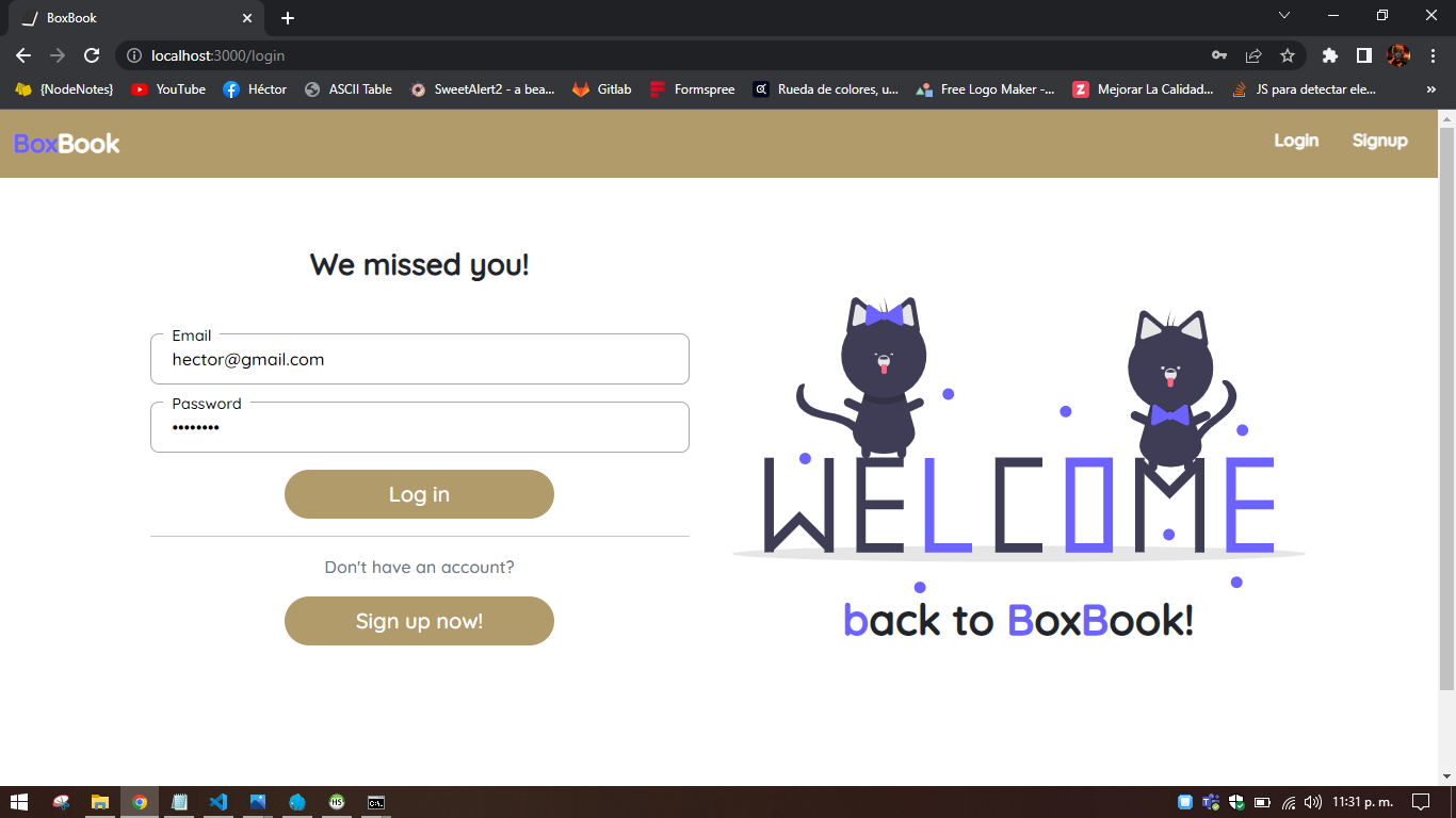 Login Page