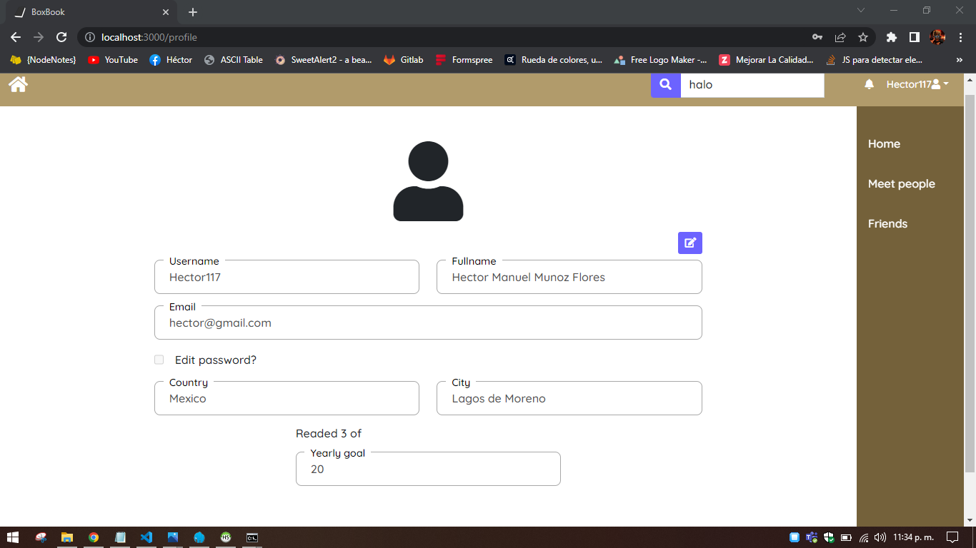User Profile
