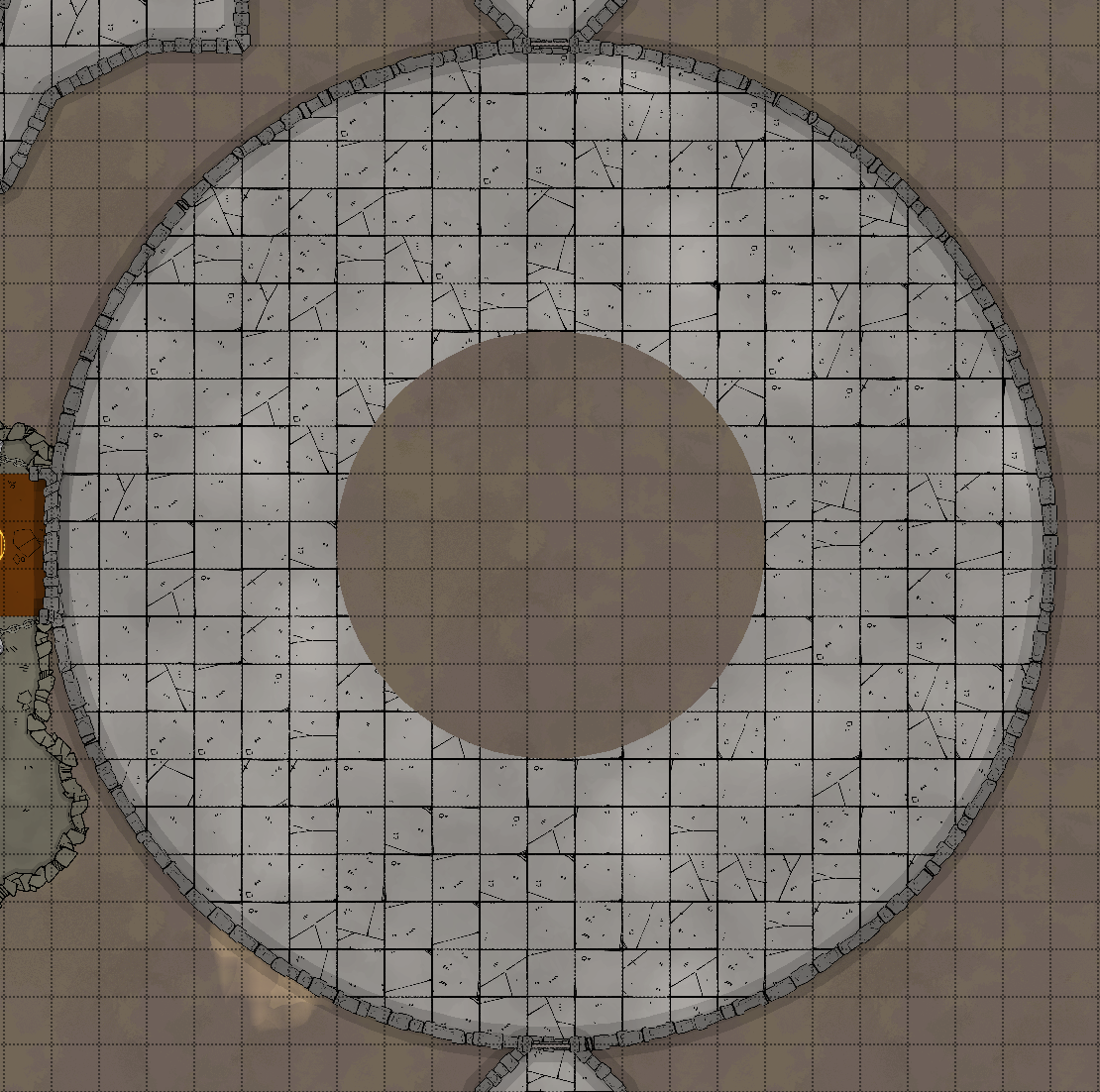 Interior circular floor rending as a square · Issue 11 · Megasploot