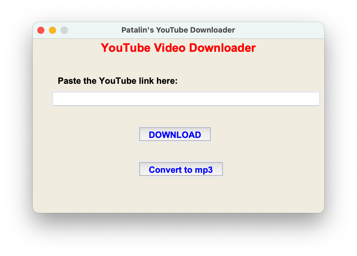 GitHub Patalin/YoutubeDownloaderandMP3Converter