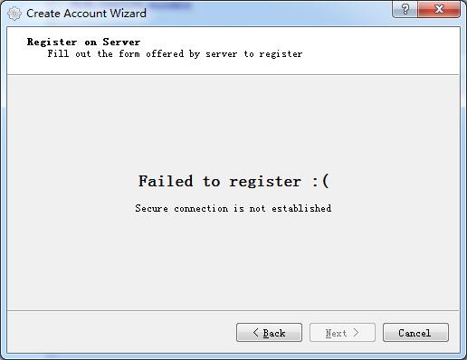 An error occurred while registering the account · Issue #953 · vacuum ...
