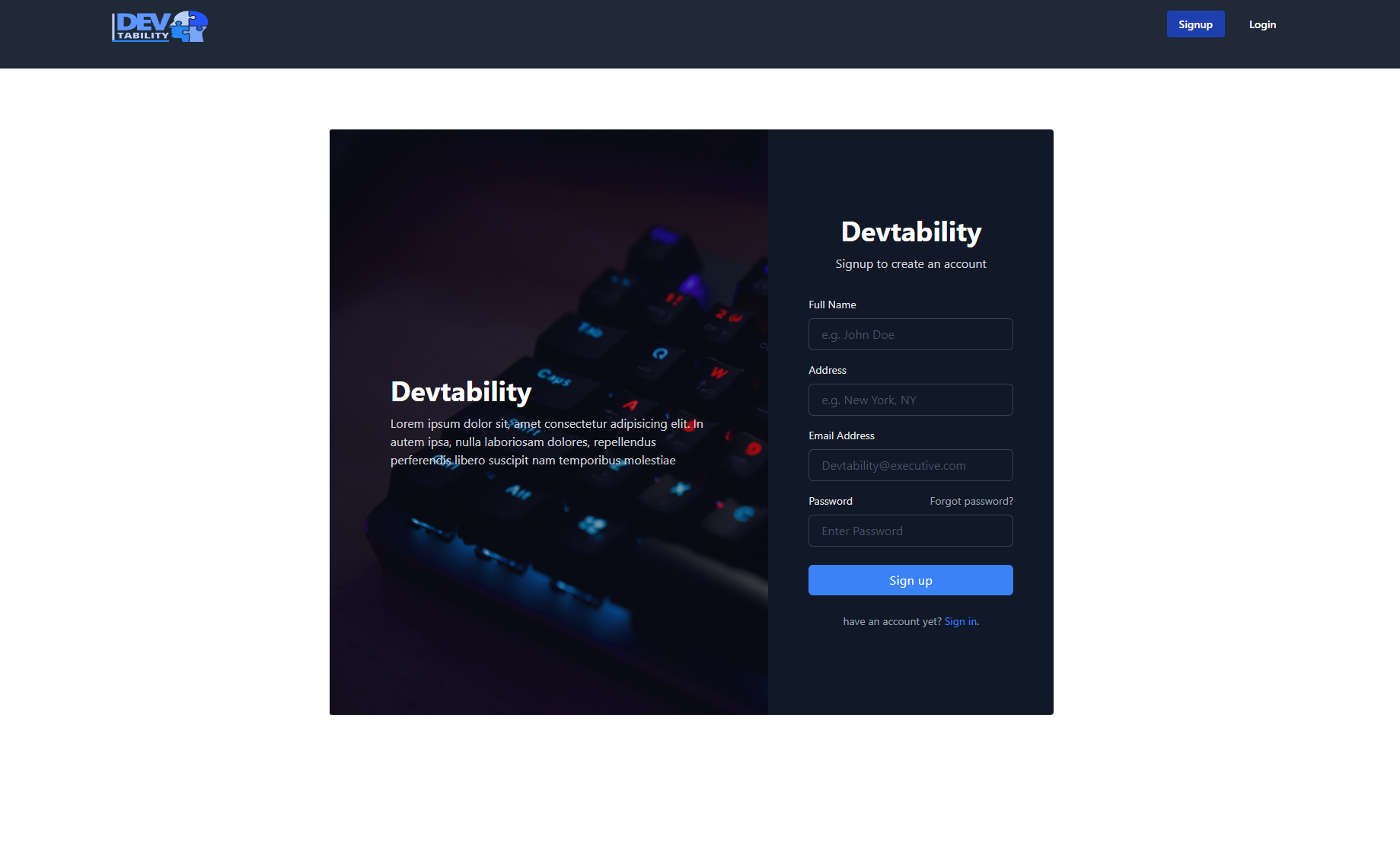 GitHub - jhimson/Devtability · GitHub