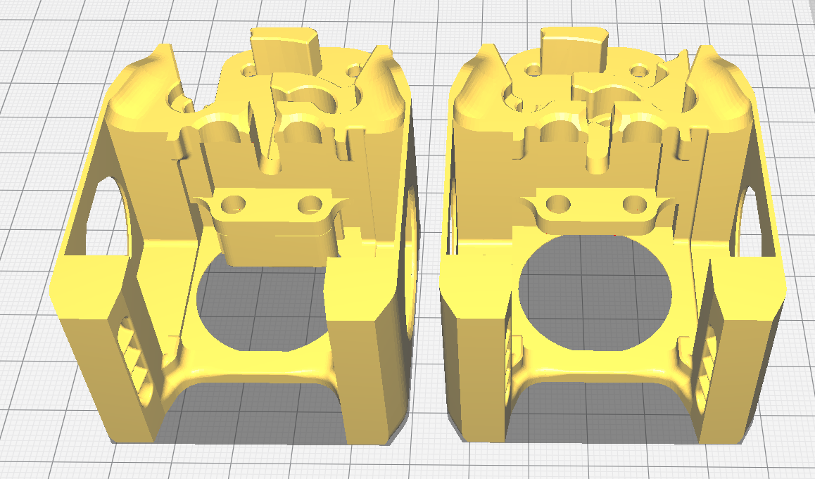 Left: Built-in support, Right: no support