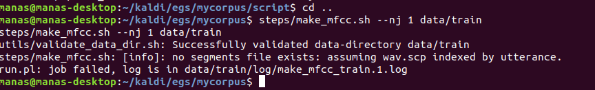 ERROR (compute-mfcc-feats[5.5.935~1-27191]:Read():wave-reader.cc:122 ...