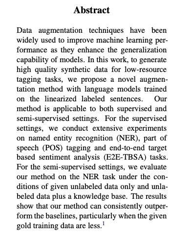 DAGA: Data Augmentation with a Generation Approach for Low-resource ...