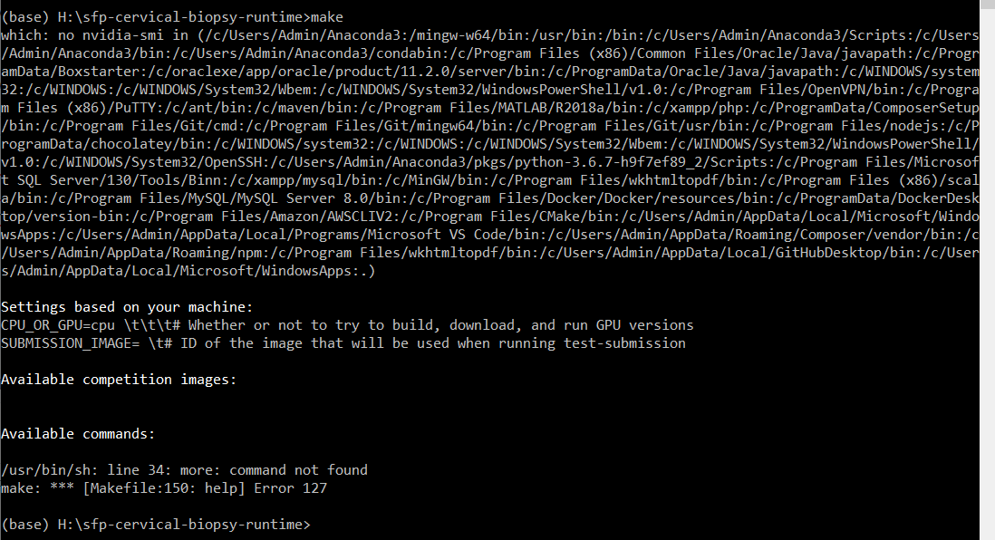 [Makefile150 help] Error 127 · Issue 18 · · GitHub