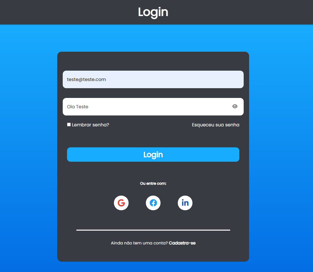 GitHub workvitor/Login_JS