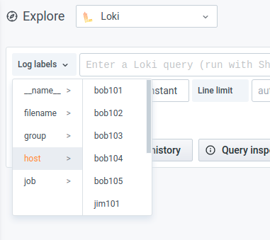 Explore search UX: Loki log label are truncated under Firefox · Issue ...