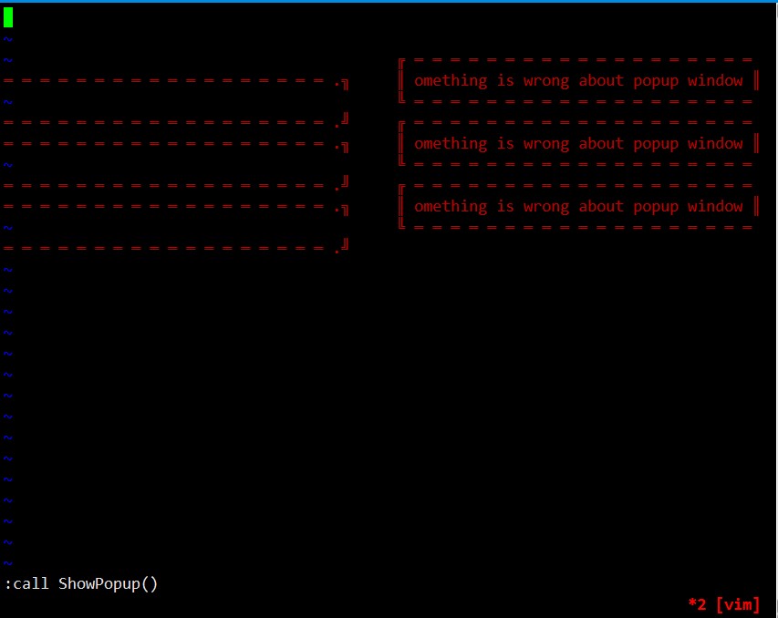 [Popup window] extra line showing in the wrong place · Issue #4485 ...