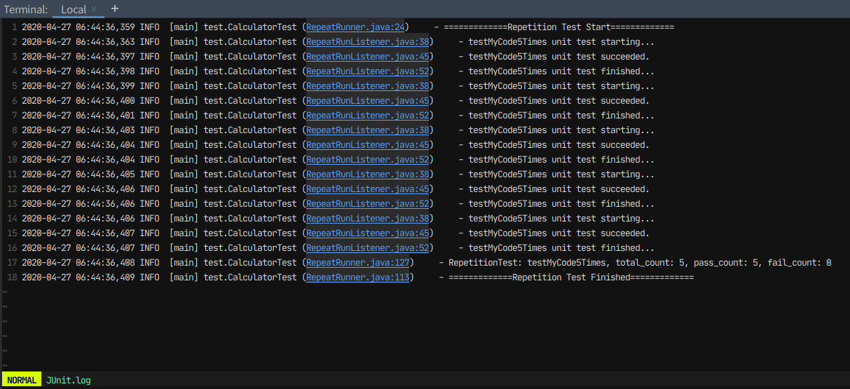 GitHub - HwangTaehyun/junit-repeat-runner