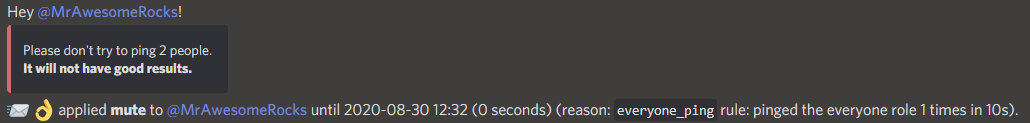 ping response