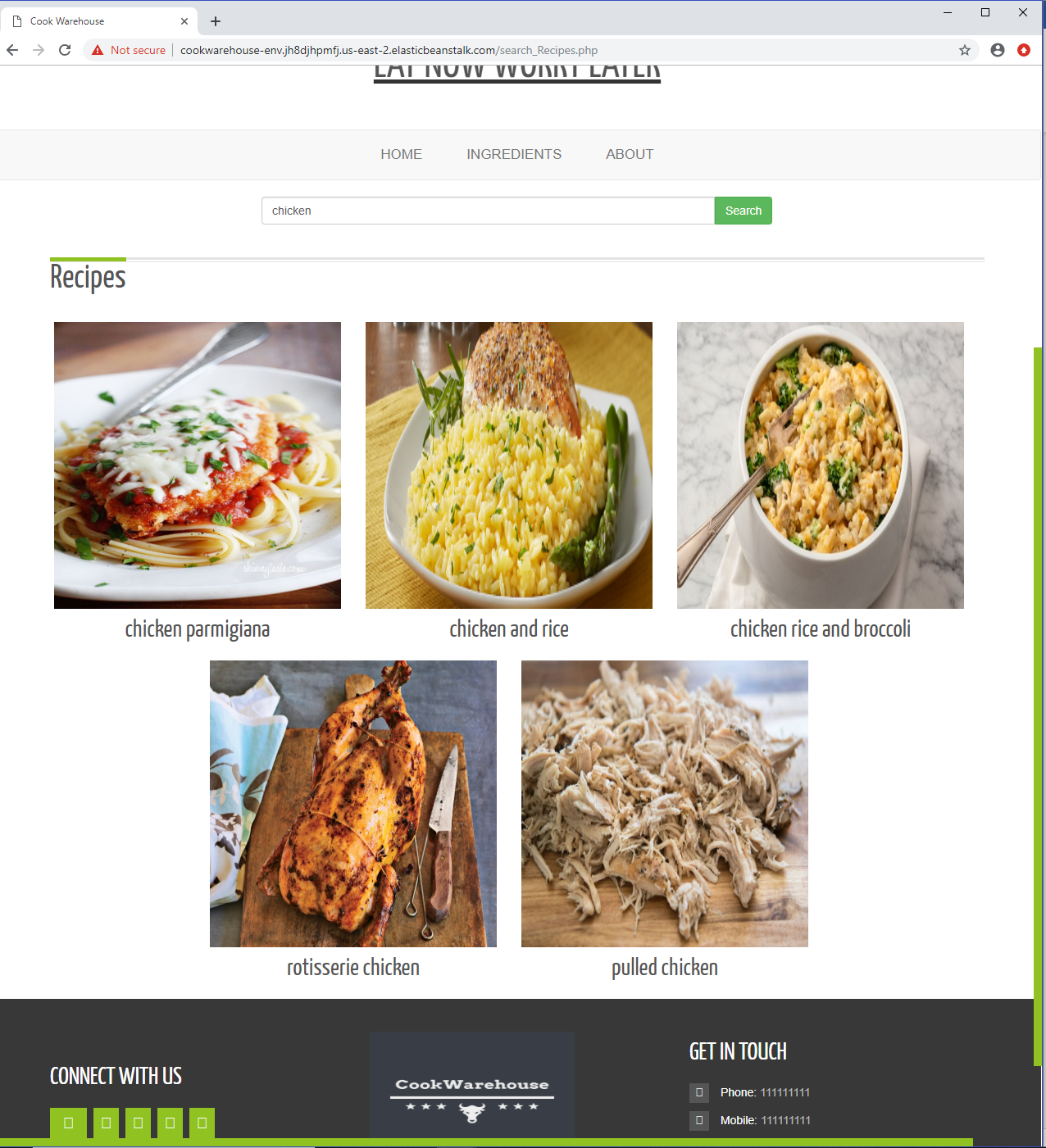 GitHub - DiaaAli707/CookWarehouse: Serverless Cooking Web-Application (AWS)