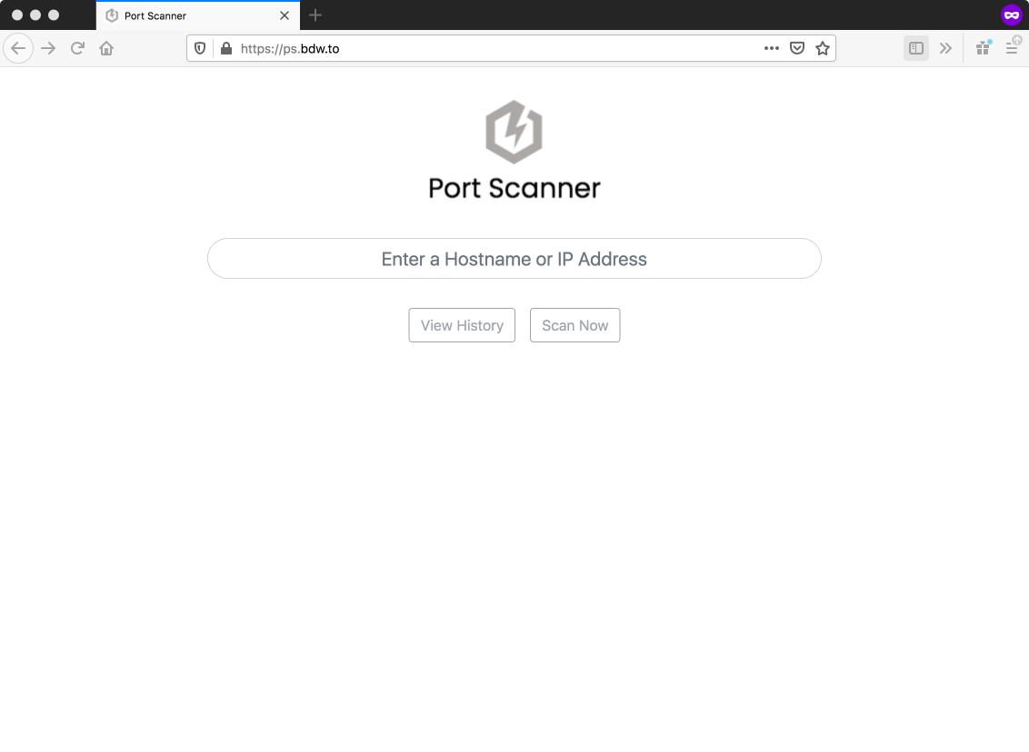 GitHub hummans/portscanner A simple website for mapping open ports