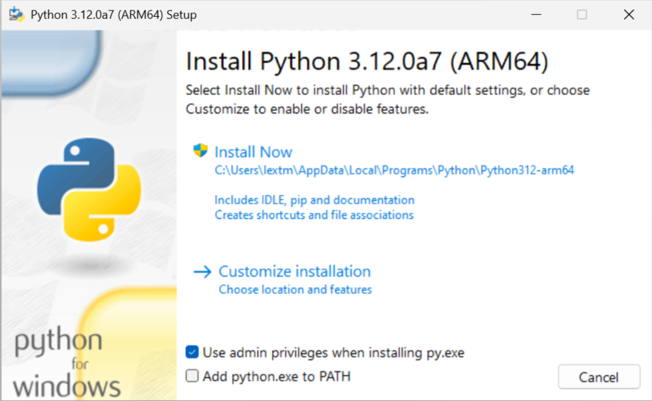 [Bug]: Esbonio fails to start with space in path to Python executable ...