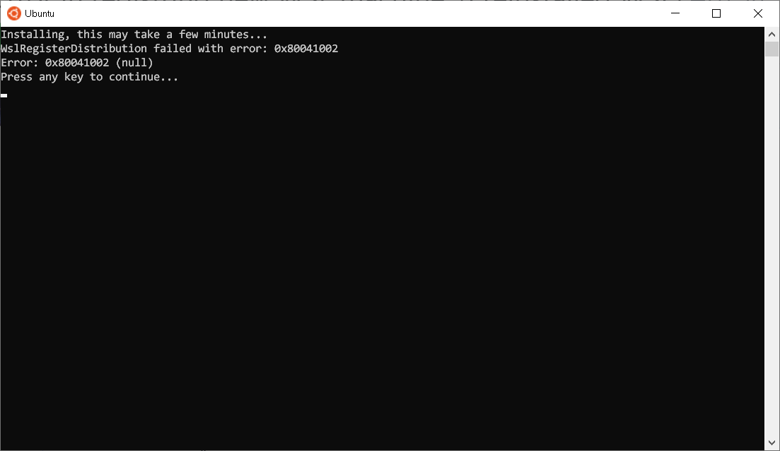 Error in registring new WSL machine. (I reinstalled WSL) · Issue #6734 ...