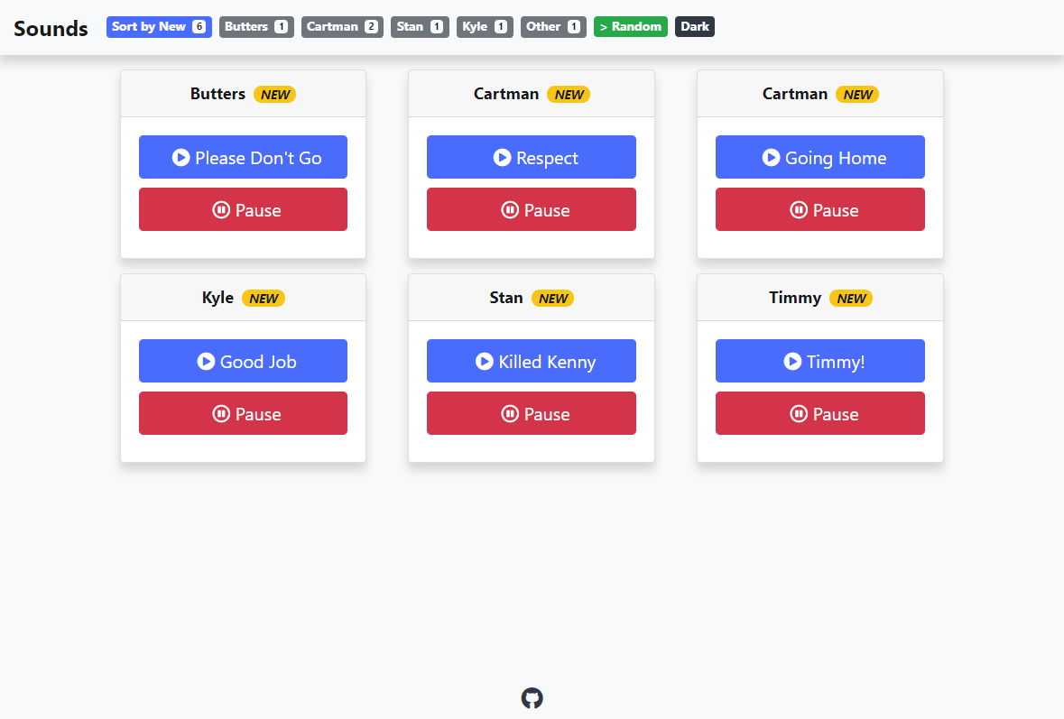 GitHub - jhadev/sounds: A base to create a soundboard for anything.