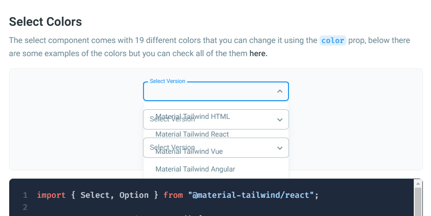 Select component not showing correctly · Issue #147 ...
