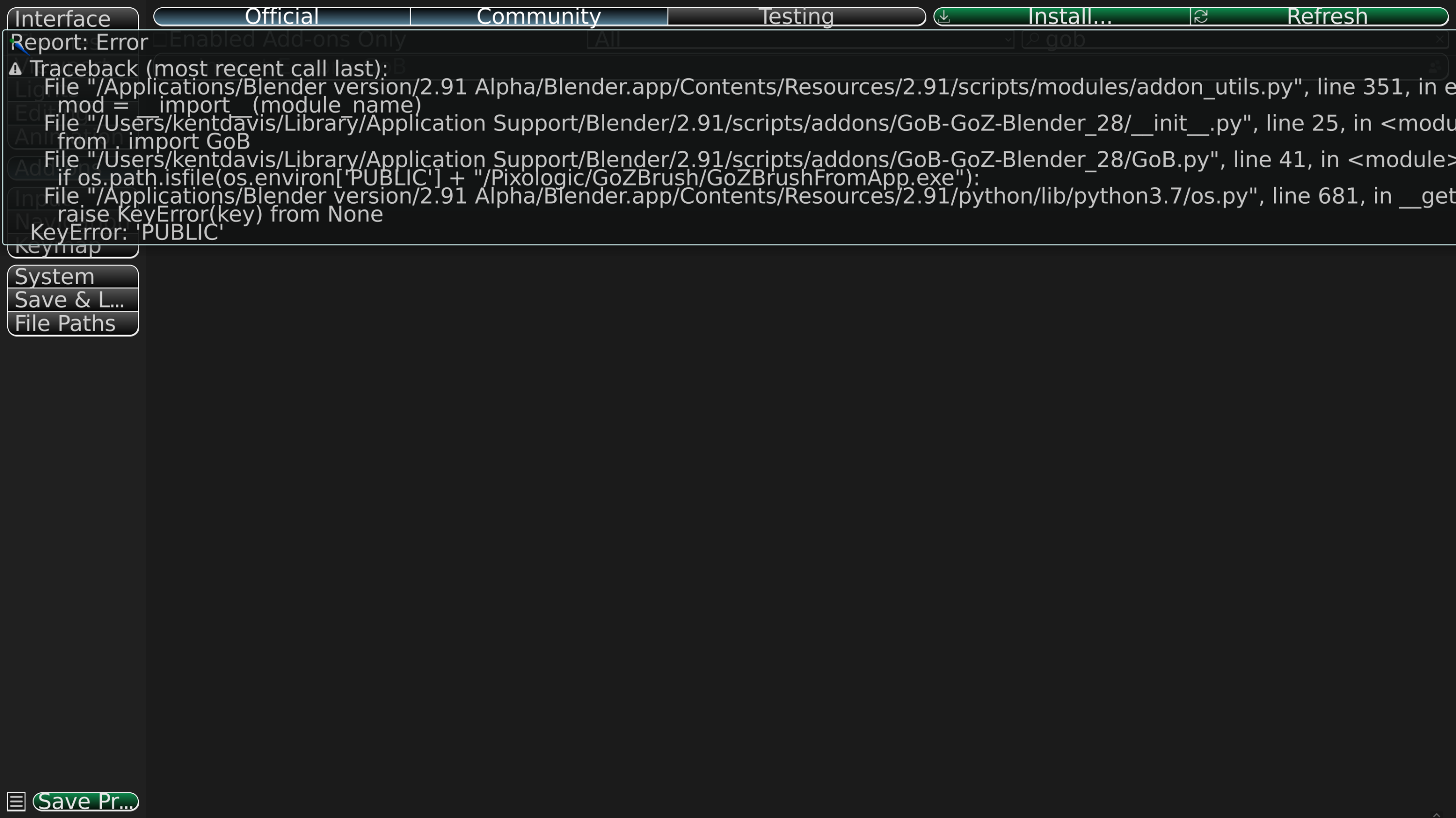 Blender 2.91 Alpha with GoB (MacOS) · Issue #160 · JoseConseco/GoB · GitHub