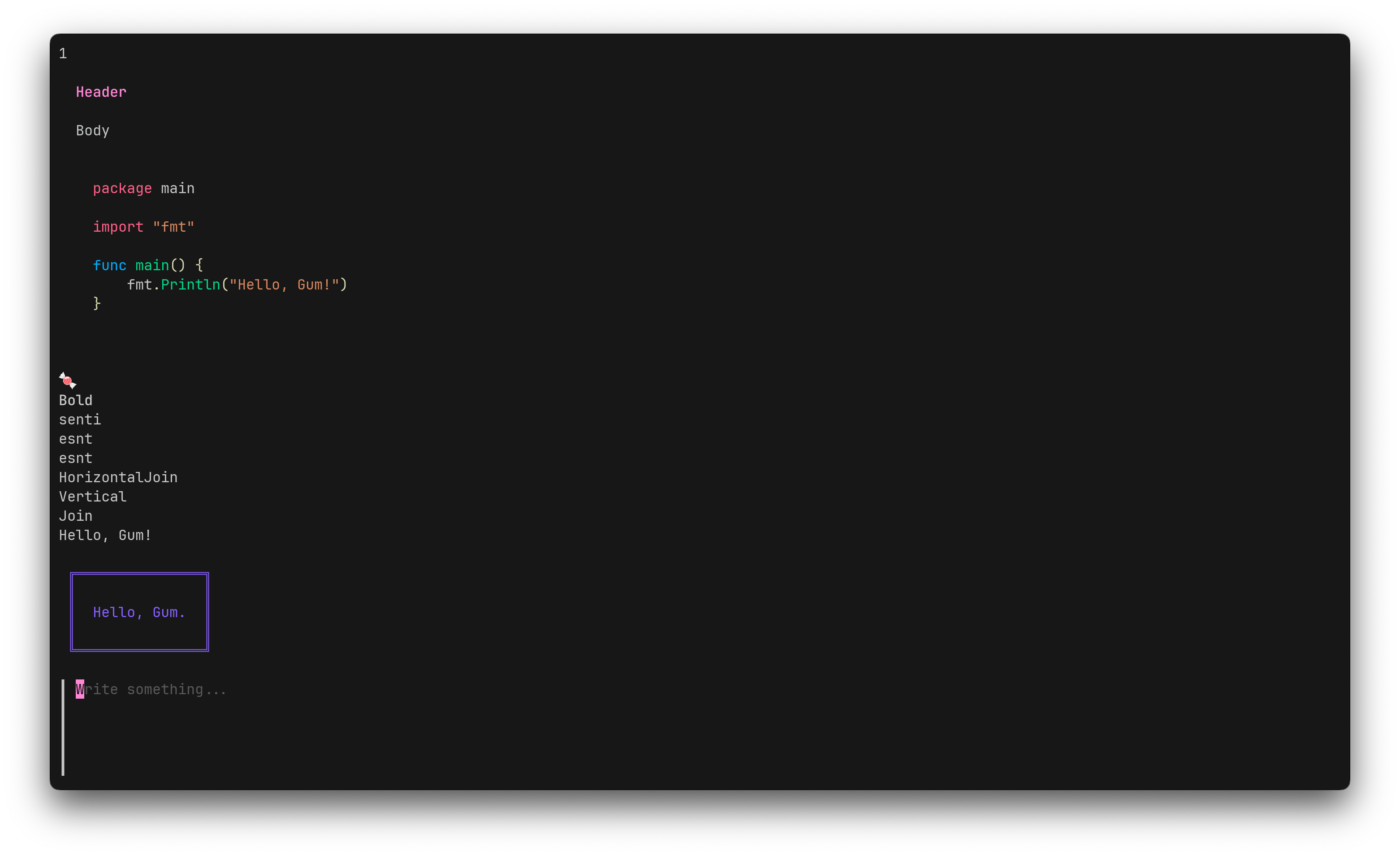 `gum format` does not syntax highlight code · Issue #215 ...