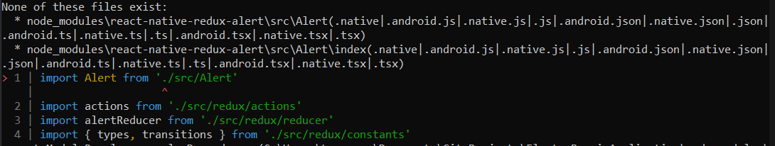 None of these files exist './src/Alert' · Issue #1 · ossua/react-native ...