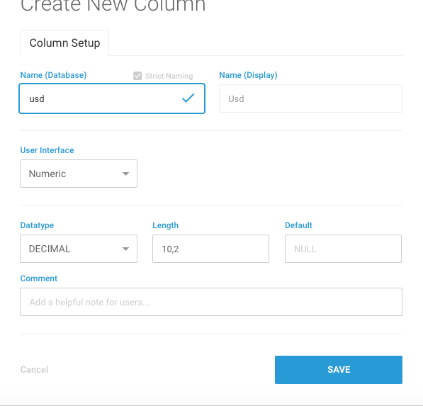 Unable to create decimal field · Issue #1709 · directus/directus · GitHub