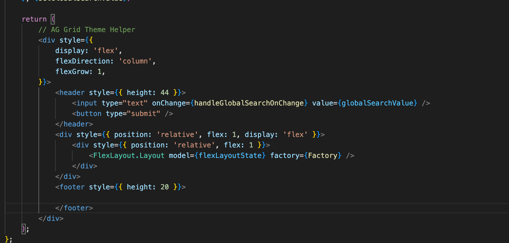 FlexLayout is not respecting it's parent's `position: relative ...