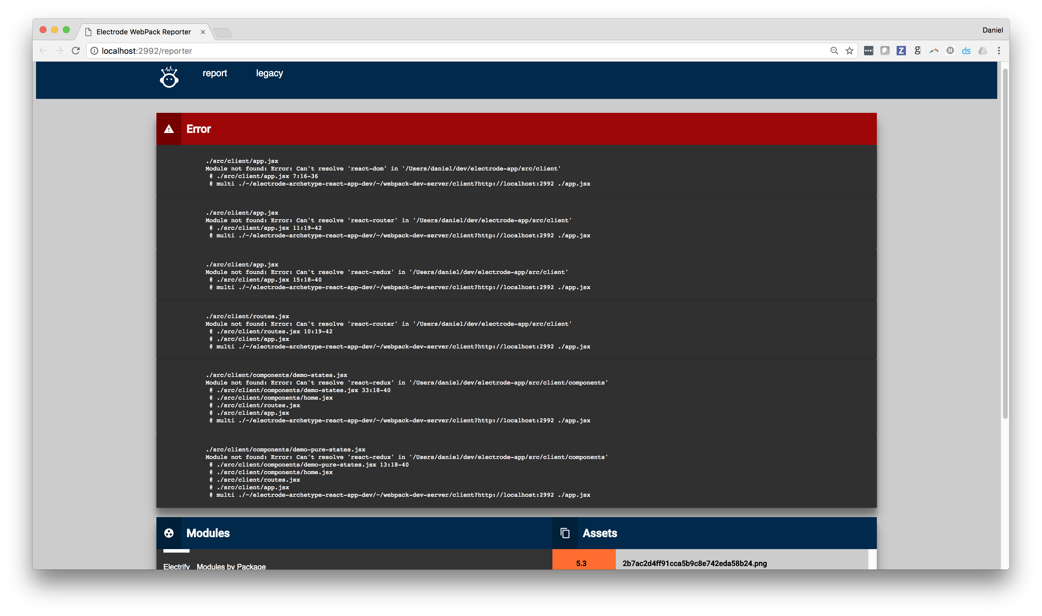 Get Started doesn't work with npm 5 · Issue 473 · electrodeio/electrode · GitHub