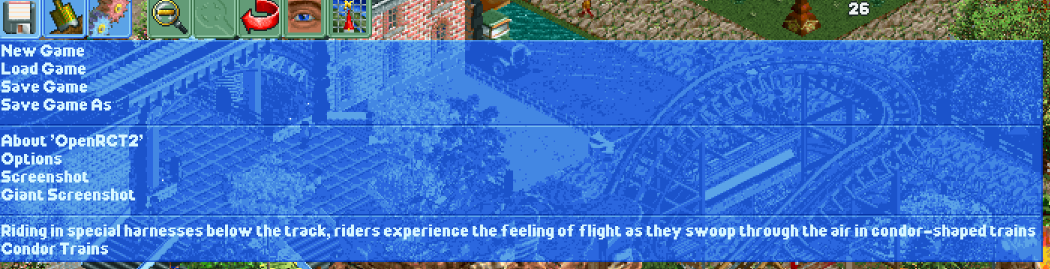 "Quit to menu" and "Exit OpenRCT2" replaced by undefined or other ...