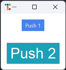 How can I change the font size of a button and a label separately ...