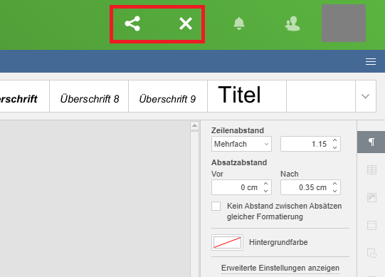 Add back the sharing and close button · Issue #422 · ONLYOFFICE ...