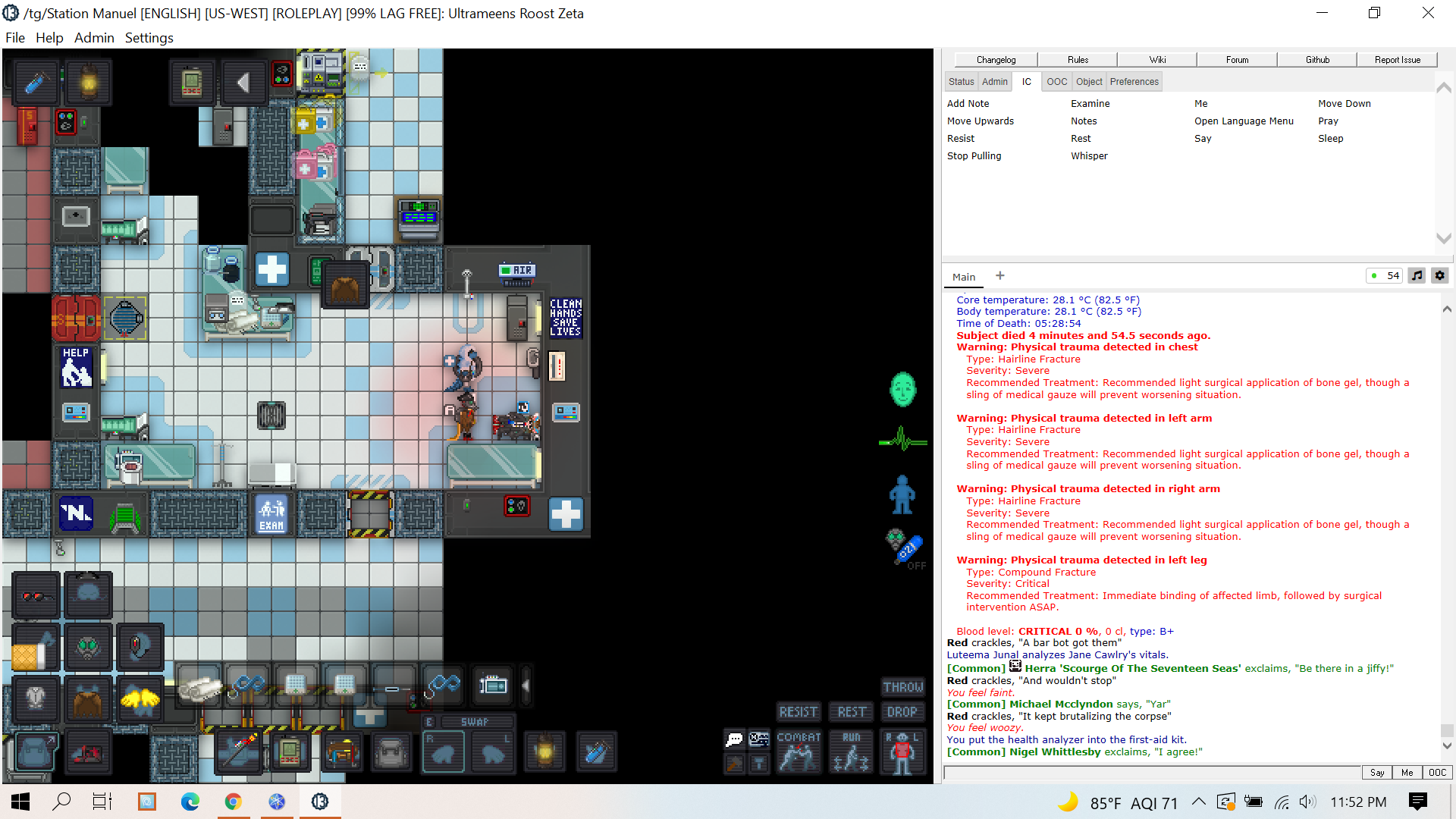 A Bar Bot Continued To Brutalize Its Victim S Corpse After Its Victim S Death Issue Tgstation Tgstation Github
