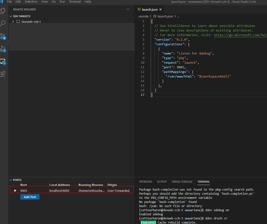port forwarding not working with vscode 1.59.1 · Issue #5521 ...