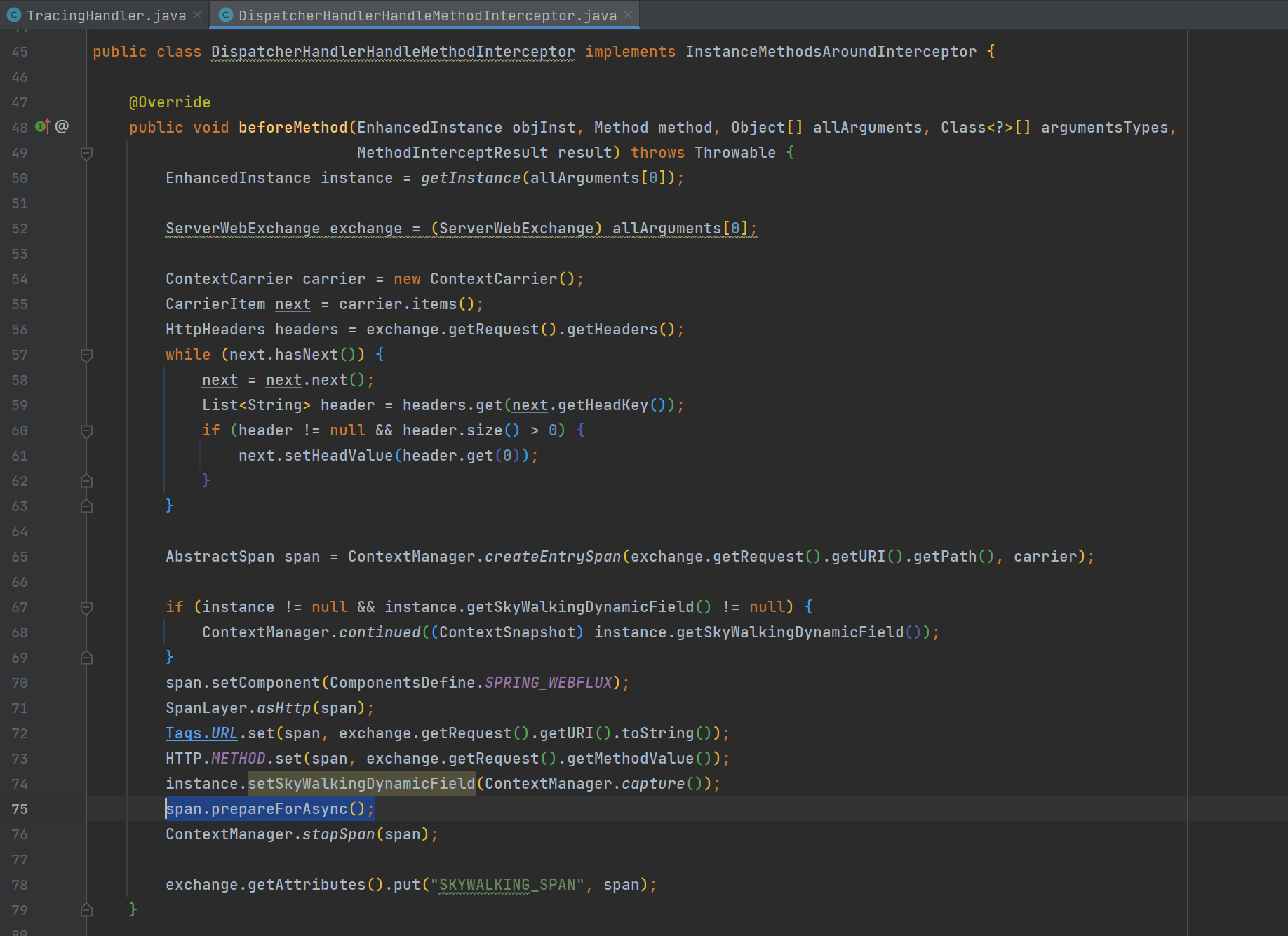 [Bug](undertow) Prepare for async repeatedly. Span is already in async ...